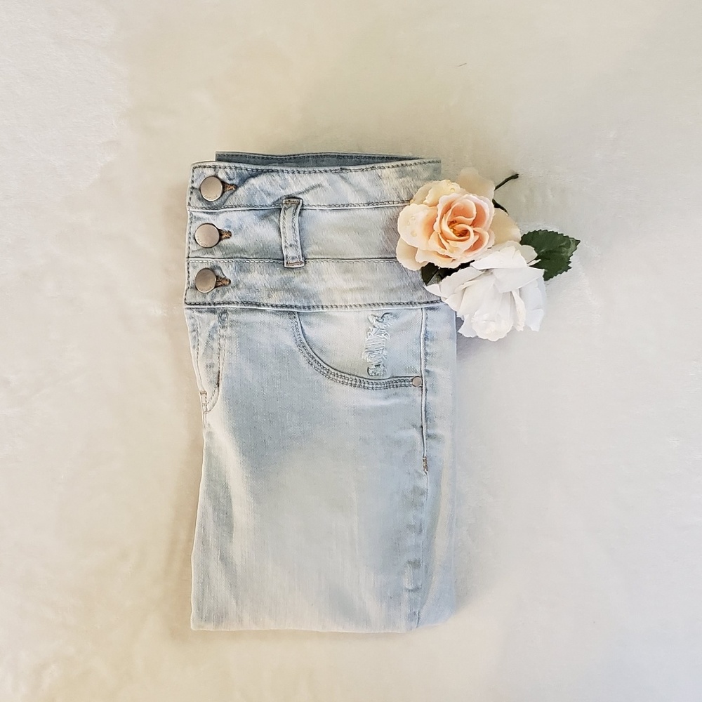 Skinny High Waist Ripped Jeans